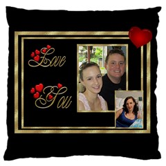 Love you Large Cushion Case (5 styles) - Large Cushion Case (One Side) Love you Large Cushion Case (5 styles) - Large Cushion Case (One Side)