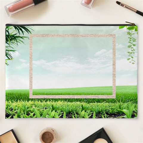 Animal Magic Xxxl Cosmetic Bag By Catvinnat Back