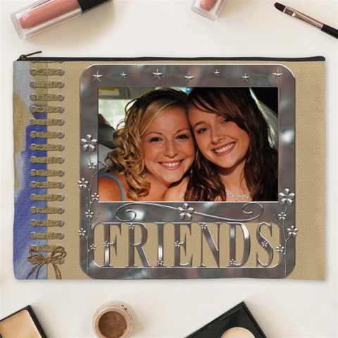 Friends Xxxl Cosmetic Bag By Lil Front