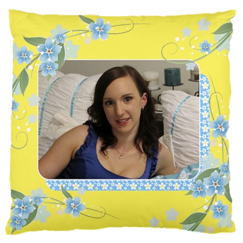 Sunny Days 2 Large Cushion Case By Deborah Front