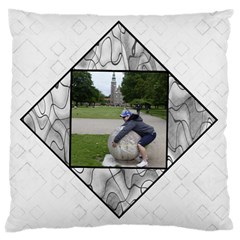 Black and White Large Cushion Case (5 styles) - Large Cushion Case (One Side) Black and White Large Cushion Case (5 styles) - Large Cushion Case (One Side)