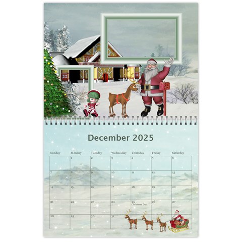 Seasonal Calendar 11 X 8 5 (12 Months) By Spg Dec 2025