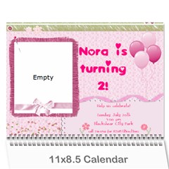 ashlyn - Wall Calendar 11  x 8.5  (12-Months)