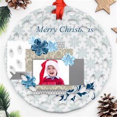 xmas - Round Filigree Ornament (Two Sides) xmas - Round Filigree Ornament (Two Sides)