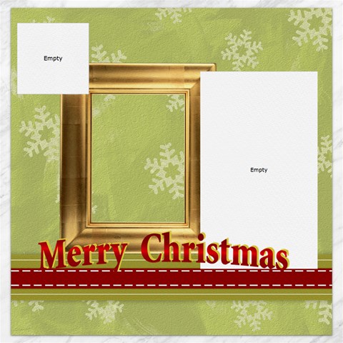 Merry Christmas By Clince 11.4 x11.56  Canvas - 16