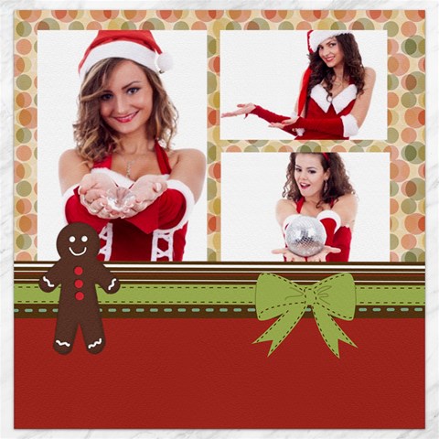Merry Christmas By Clince 11.4 x11.56  Canvas - 6