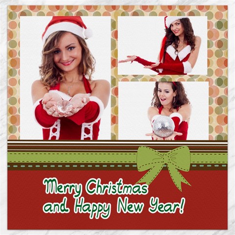 Merry Christmas By Clince 11.4 x11.56  Canvas - 7