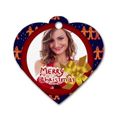 xmas - Dog Tag Heart (One Side) xmas - Dog Tag Heart (One Side)