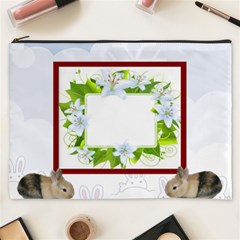 snow bunnie Cosmetic Bag (XXXL) 2 sides snow bunnie Cosmetic Bag (XXXL) 2 sides