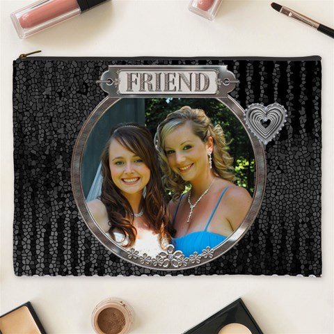 Friend Xxxl Cosmetic Bag By Lil Front