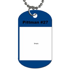 football dog tag - Dog Tag (Two Sides)