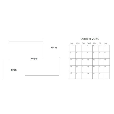 Swirls Desktop Calendar 2025 By Mim Oct 2025