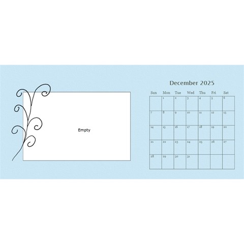 Swirls Desktop Calendar 2025 By Mim Dec 2025