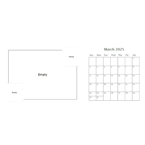 Swirls Desktop Calendar 2025 By Mim Mar 2025