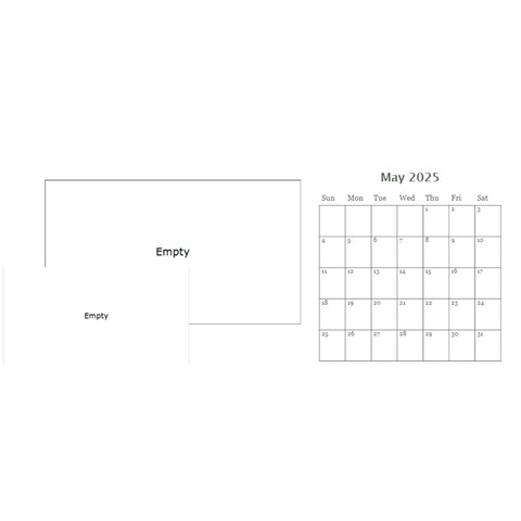 Swirls Desktop Calendar 2025 By Mim May 2025