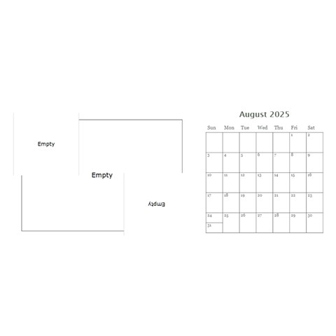Swirls Desktop Calendar 2025 By Mim Aug 2025
