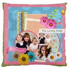 flower (5 styles) - Large Cushion Case (One Side) flower (5 styles) - Large Cushion Case (One Side)