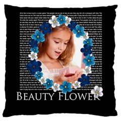 flower - Large Cushion Case (One Side) flower - Large Cushion Case (One Side)
