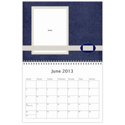 Damask Calendar For 2013 By Mim Jun 2013