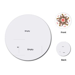 xmas - Playing Cards Single Design (Round) xmas - Playing Cards Single Design (Round)