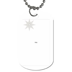 Christmas Star 2-sided Dog Tag - Dog Tag (Two Sides)