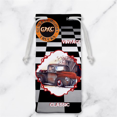 Jewelry Watch Bag Vintage Gmc Classic Truck By Pat Kirby Front
