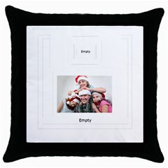 xmas - Throw Pillow Case (Black) xmas - Throw Pillow Case (Black)