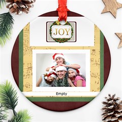 xmas - Round Ornament (Two Sides) xmas - Round Ornament (Two Sides)