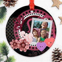 love - Round Ornament (Two Sides) love - Round Ornament (Two Sides)