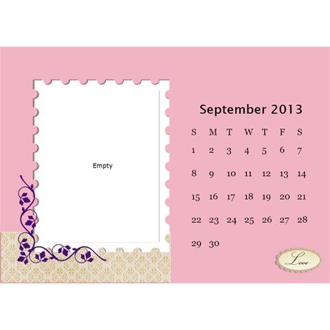 Calender2013 By Posche Wong Sep 2013