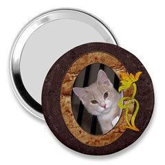 Pretty Brown 3  Handbag Mirror