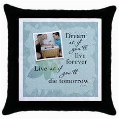 Dream Throw Pillow Case (5 styles) - Throw Pillow Case (Black) Dream Throw Pillow Case (5 styles) - Throw Pillow Case (Black)
