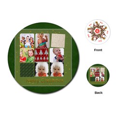 xmas - Playing Cards Single Design (Round) xmas - Playing Cards Single Design (Round)