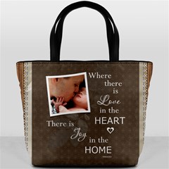 Love In Home Bucket Bag