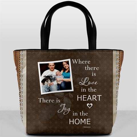 Love In Home Bucket Bag By Lil Back