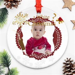 xmas - Round Ornament (Two Sides)