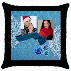 love - Throw Pillow Case (Black) love - Throw Pillow Case (Black)