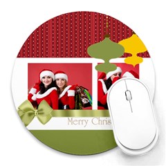 xmas - Collage Round Mousepad xmas - Collage Round Mousepad