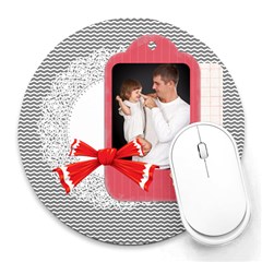 xmas - Collage Round Mousepad xmas - Collage Round Mousepad