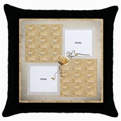 Rosa Throw Pillow (5 styles) - Throw Pillow Case (Black) Rosa Throw Pillow (5 styles) - Throw Pillow Case (Black)