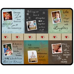 Beautiful Quotes Medium Fleece Blanket - 60  x 50  Fleece Blanket (Medium)