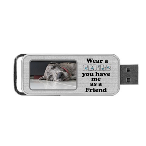 Smile Portable Usb Flash By Deborah Front