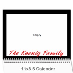 2013* - Wall Calendar 11  x 8.5  (12-Months)