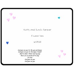 Kaity and Zach - 60  x 50  Fleece Blanket (Medium)