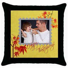 fall (5 styles) - Throw Pillow Case (Black) fall (5 styles) - Throw Pillow Case (Black)