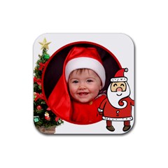 First Christmas Coaster - Rubber Coaster (Square) First Christmas Coaster - Rubber Coaster (Square)