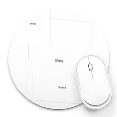 love - Collage Round Mousepad love - Collage Round Mousepad