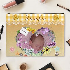 Floral Heart Cosmetic Bag (XL) 2 sides (7 styles) Floral Heart Cosmetic Bag (XL) 2 sides (7 styles)