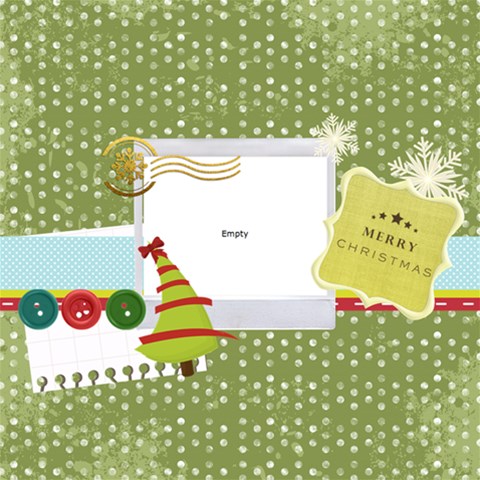 Xmas By Jo Jo 12 x12  Scrapbook Page - 1