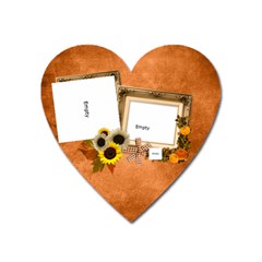 Autumn Delights - Magnet (heart) 
